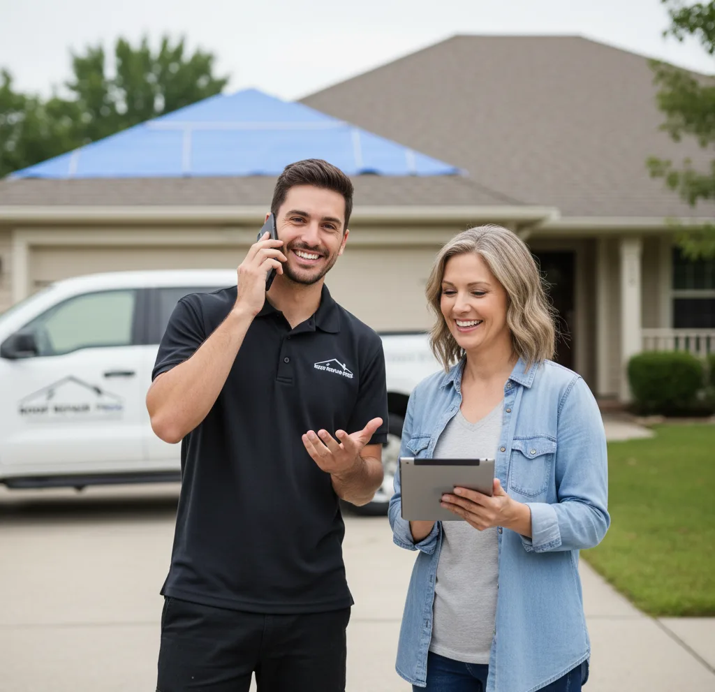 Modern Solutions Roof Repair customer support in Crete